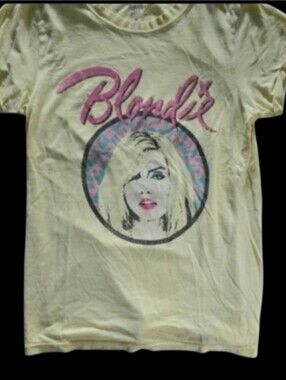 Karma Yellow Graphic Tee with Pink Accents